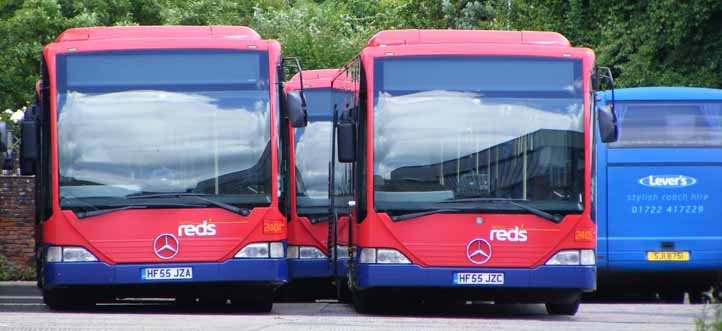 Salisbury red Mercedes Citaro 2404 & 2405